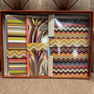 Missoni Orange Notecard Set